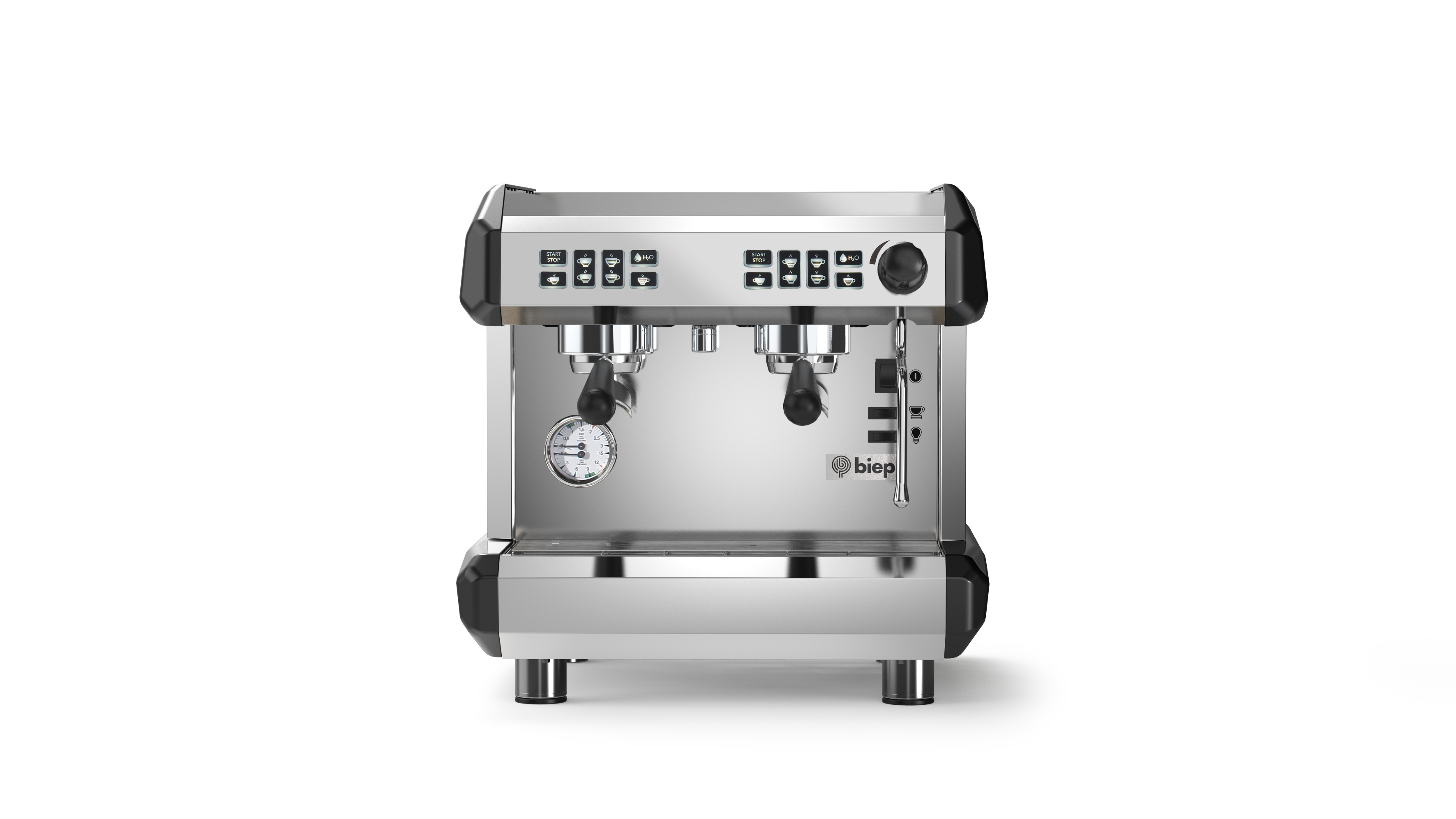 BIEPI MC-E Automatic 2 Group Compact – hlavní pohled